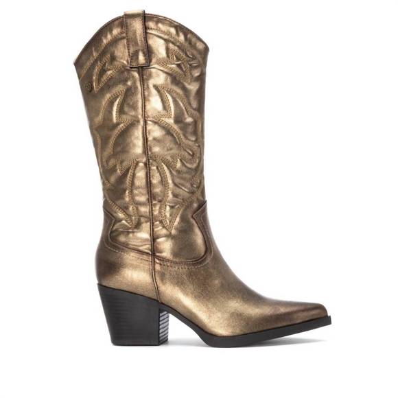 NEW XTI women’s boots in bronze - Picture 1 of 4
